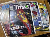 (4) Titans Vintage Comic Books