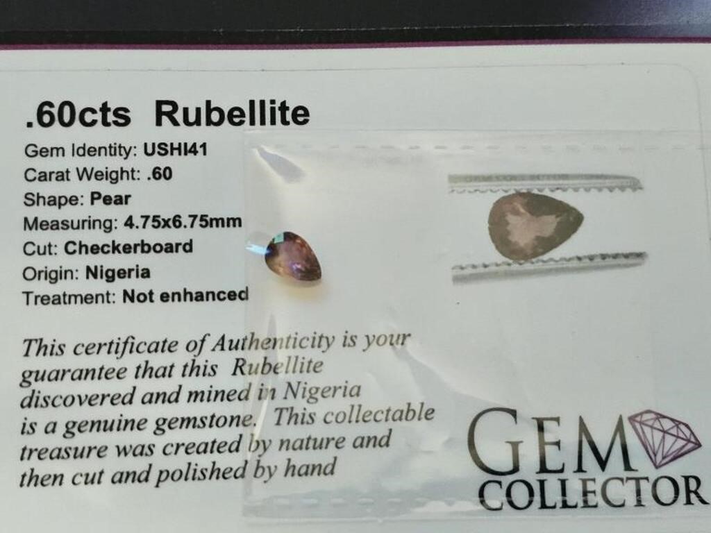 .60cts Rubellite