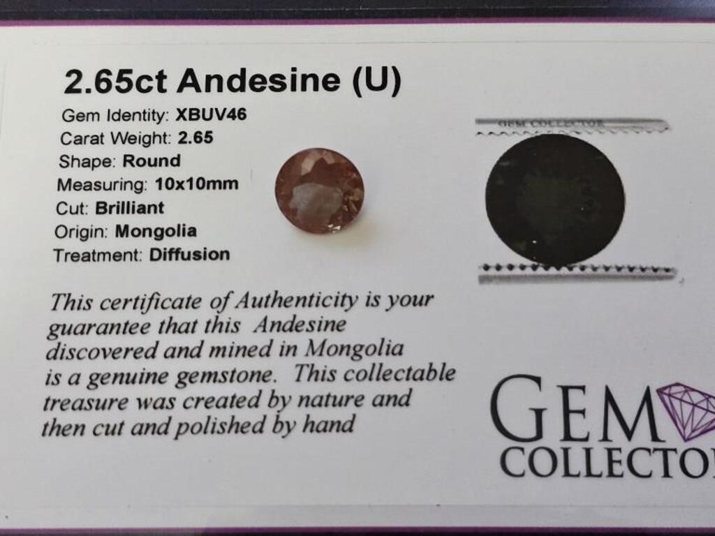 2.65ct Andesine