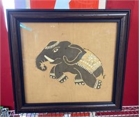 19x21 Framed elephant print