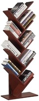 SUPERJARE 9-Shelf Tree Bookshelf