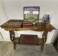 SIDE TABLE & GAMES