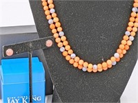 (2 PC.) JAY KING NECKLACE & EARRINGS