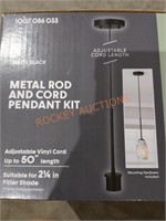 Metal Rod And Cord Pendant Kit