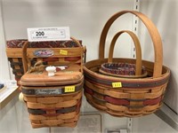 (4) Longaberger Baskets