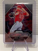 Mike Trout Fireworks Insert Card