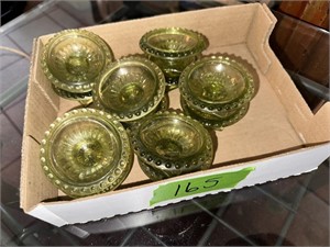 Green Glass Finger Bowls