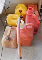(3) Gas And (3) Diesel 5 Gallon Gas Cans
