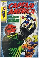 Captain America #115 1969 Key Marvel Comic Book