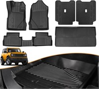 Ford Bronco All Weather Floor Mats Seat Back Cargo