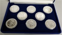 1986-1993 American Silver Eagle Set