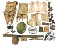 WWII - COLD WAR US ARMY FIELD GEAR LOT