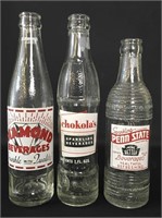 Diamond, Penn State & Chokola's Soda Bottles (3)