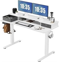 Sweetcrispy Electric Standing Desk with Double