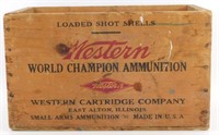 * Western Cartridge 12 Ga Wooden Shell Crate