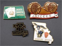 VINTAGE JAYCEE PINS