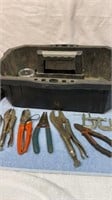 Group of tools and carrying case