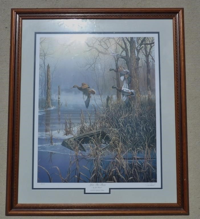 Jim Hansel Ducks Unlimited Signed Print