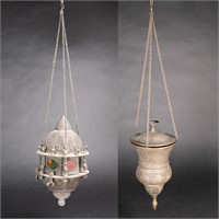 Moroccan Moorish Pierced Hanging Lanterns