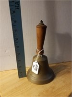 8" heavy bell. Does have a crack on bell