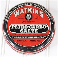 Watkins Petro-Carbo Salve Tin