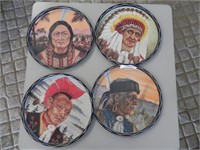 Set of Native American Trays - lot of 4