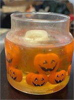 Pumpkin candle