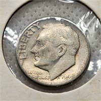 1948 Roosevelt Dime