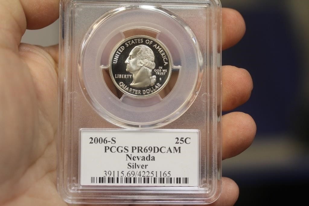 PCGS Graded Silver Quarter