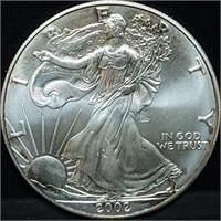 2002 1oz Silver Eagle Gem BU