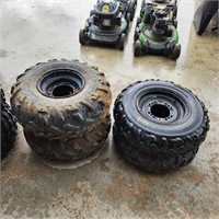 2 - 25x11-10 & 2 - 25x8-12 ATV Wheels