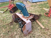 Hardy tractor snow blower & assembly 3 ft wide