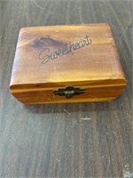 Cedar jewelry box