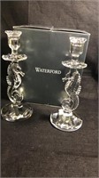 Waterford Seahorse Candle Sticks