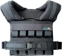 $220  Weighted Vest 60 LB - Black