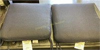 2pk Hampton Bay Outdoor Seat Cushions 19”x19”