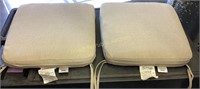 2pk Hampton Bay Outdoor Seat Cushions 19”x19”