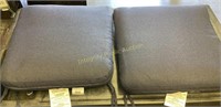 2pk Hampton Bay Outdoor Seat Cushions 19”x19”