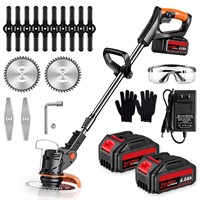 Weed Wacker, 21V Electric Cordless Weed Eater Brus