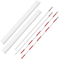 Shappy 2 Pcs Volleyball Antenna Set with Sleeve Re