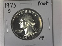 1973-S Proof Washington Quarter