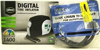 Digital Tire Inflator & Link Chain Tightener