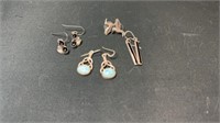 Sterling earrings/ 17 grams