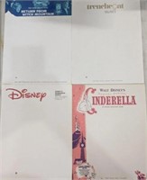 Lot of Original Vintage Disney Letterheads