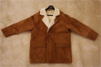 Suede & Wool Men's XL Coat