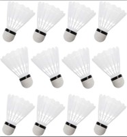 Sm5510 tegongse 12Pcs White Badminton