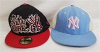Pair Of New York Yankees Ball Caps