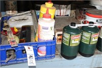 CONTENTS OF LOWER SHELF AREA
