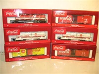 O K-Line Coca Cola Freight Cars lot of 6 OB