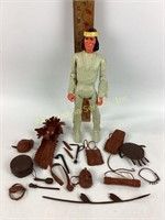 Marx Native American Action Figure Figurine with